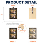 Drive Safe, I Love You - Personalized Wooden Photo Car Visor Clip