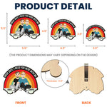 Drive Safe, I Need You Here With Me - Personalized Wooden Car Visor Clip