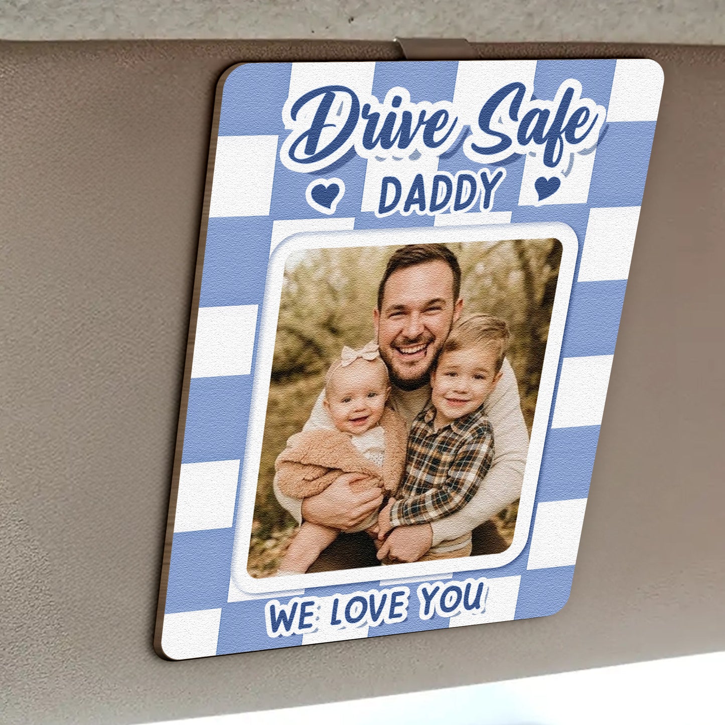 Drive-Safe,-Dad,-Daddy,-Grandpa-Personalized-Car-Visor-Clip-2