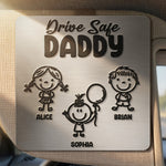 Drive-Safe-Daddy-Doodle-Personalized-Car-Visor-Clip-1