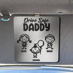 Drive-Safe-Daddy-Doodle-Personalized-Car-Visor-Clip-4