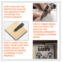 Drive-Safe-Daddy-Doodle-Personalized-Car-Visor-Clip-6