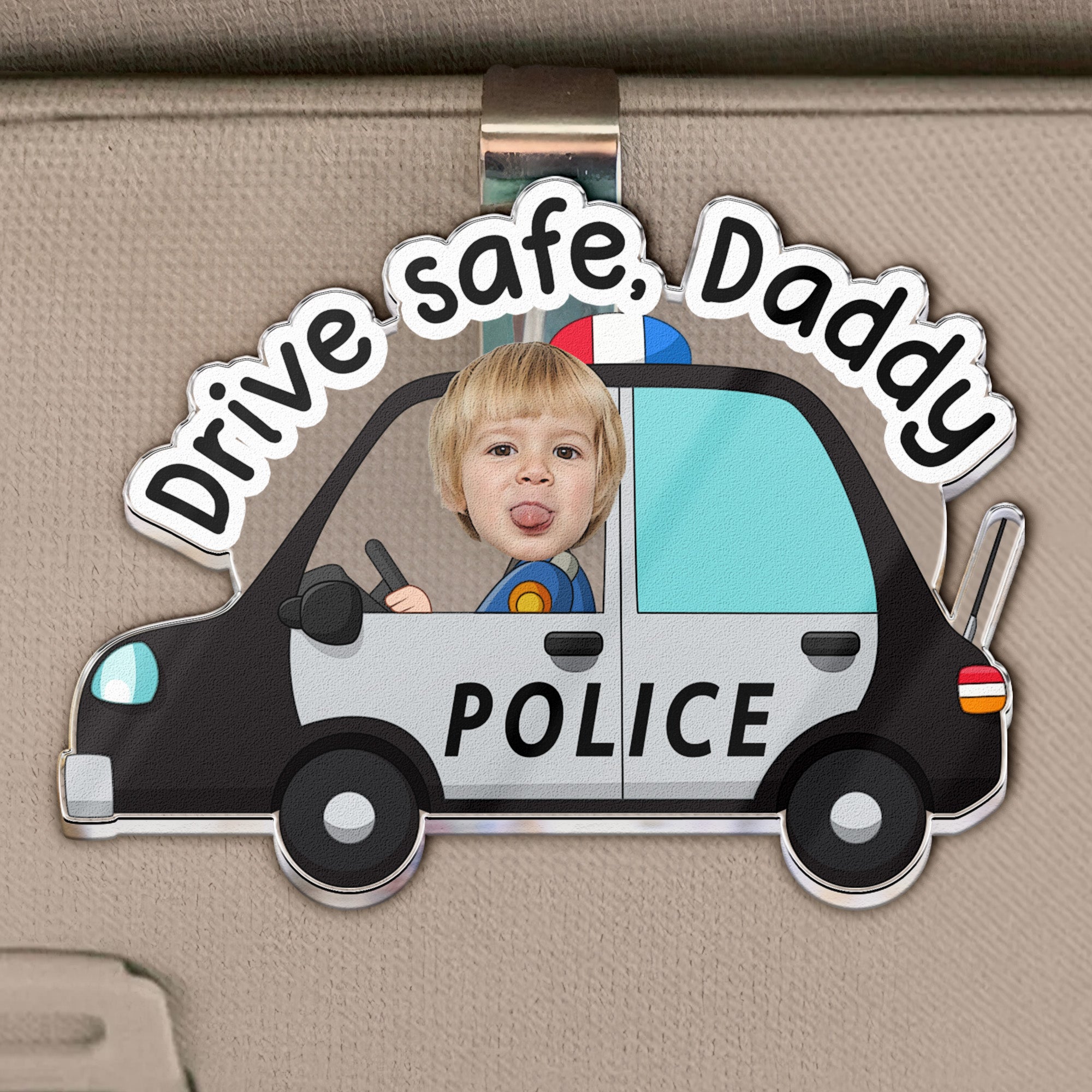 Drive-Safe,-Daddy,-Papa,-Mommy,-Grandma-Custom-Kids'-Face-Personalized-Car-Visor-Clip-3