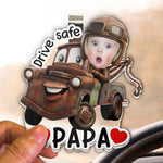 Drive-Safe,-Daddy,-Papa,-Mommy,-Grandma-Custom-Kids'-Face-Racing-Cars-Personalized-Car-Visor-Clip-4