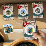 Drive-Safe,-Daddy-Papa,-You-Are-A-Hole-In-One!-Father's-Day-Gift-For-Golf-Dad-Personalized-Car-Visor-Clip-0