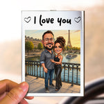 Drive-Safe,-Handsome--Caricature-Your-Photo-Into-Art-For-Him,-Her-Personalized-Car-Visor-Clip-4