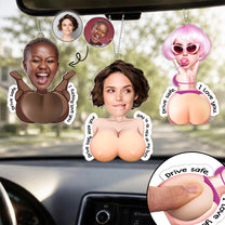 Drive-Safe,-Handsome-I-Love-You-3D-Squishy-Cute-&-Fun-Gifts-Personalized-Rear-View-Mirror-Accessory-1