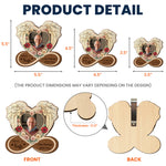 Drive Safe I Am Always With You - Personalized Wooden Photo Car Visor Clip