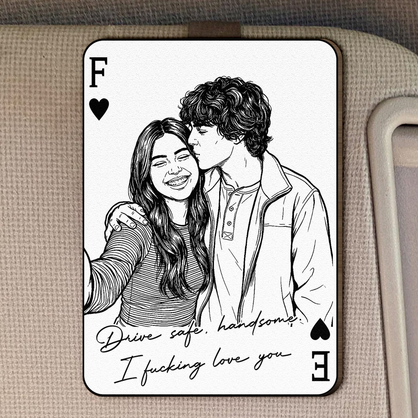 Drive-Safe-I-Love-You-Sketch-Line-Art-Anniversary-Gift-For-Him-Personalized-Car-Visor-Clip-2