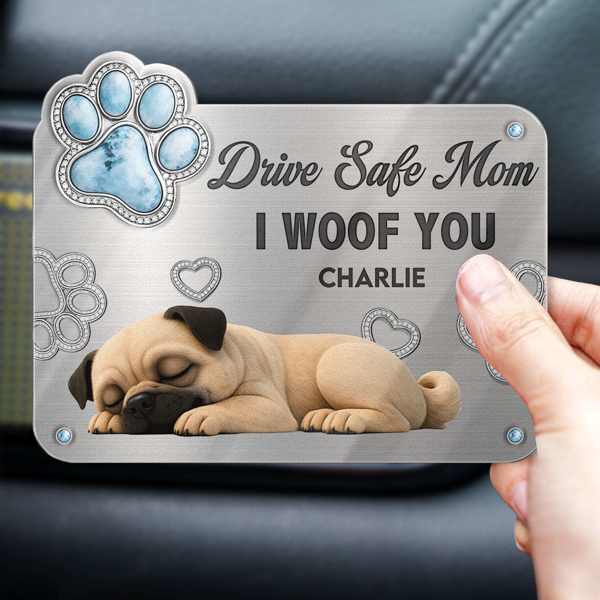 Drive-Safe-Mom-I-Woof-You-Personalized-Car-Vent-Clip-3
