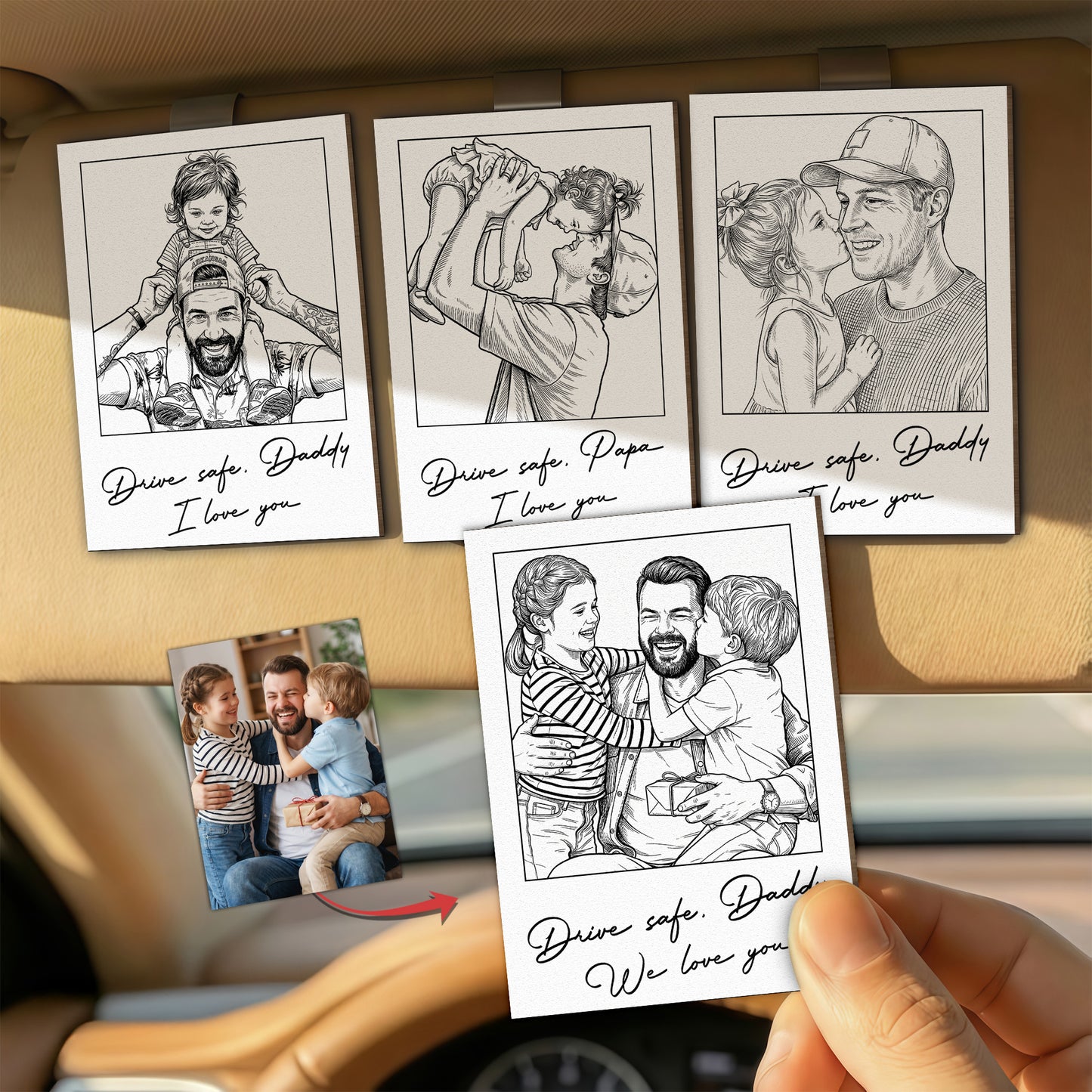 Drive-Safe-We-Love-You-Fathers-Day-Gift-For-Dad-Husband-Personalized-Car-Visor-Clip-1