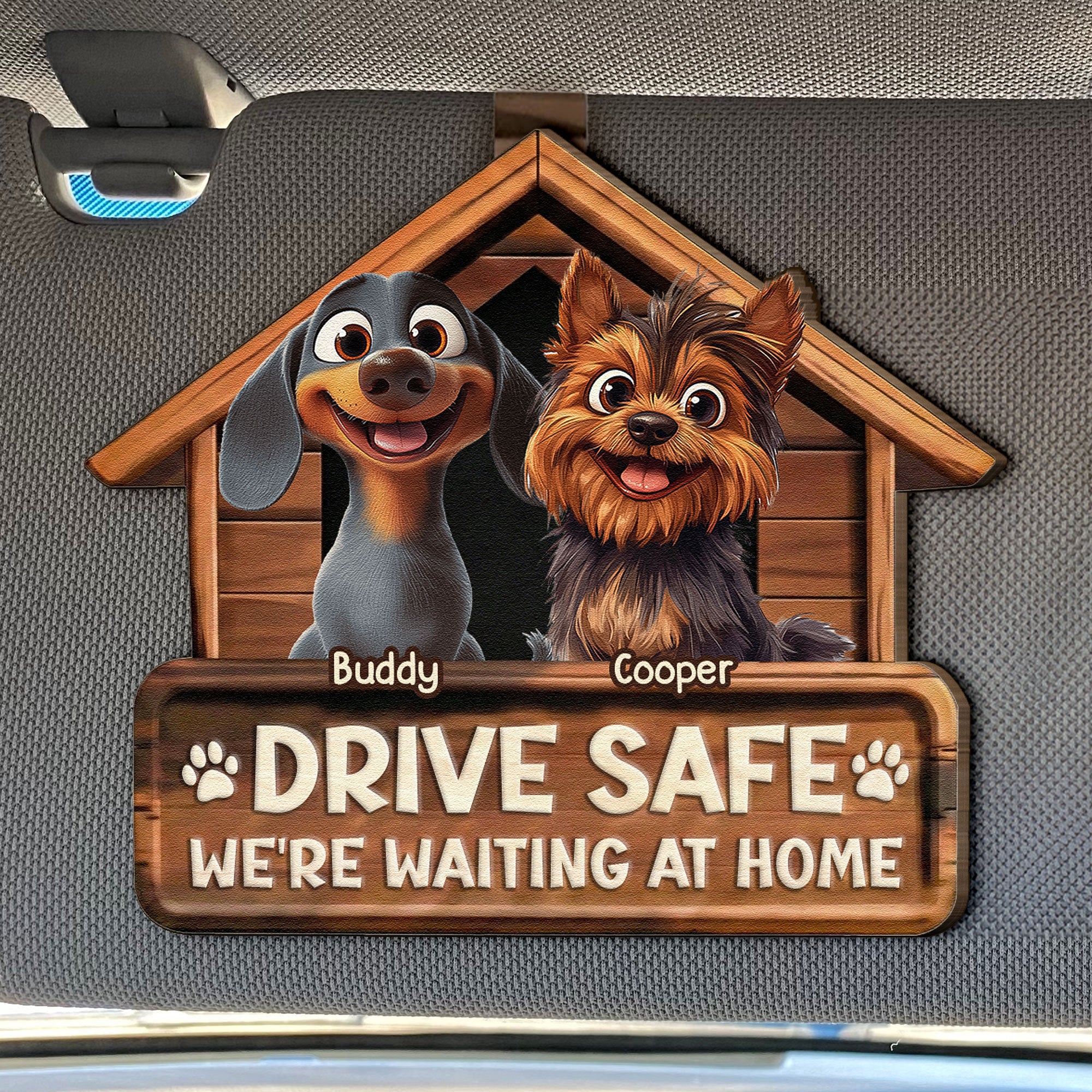 Drive_Safe_We_Re_Waiting_At_Home_Personalized_Wooden_Car_Visor_Clip_1