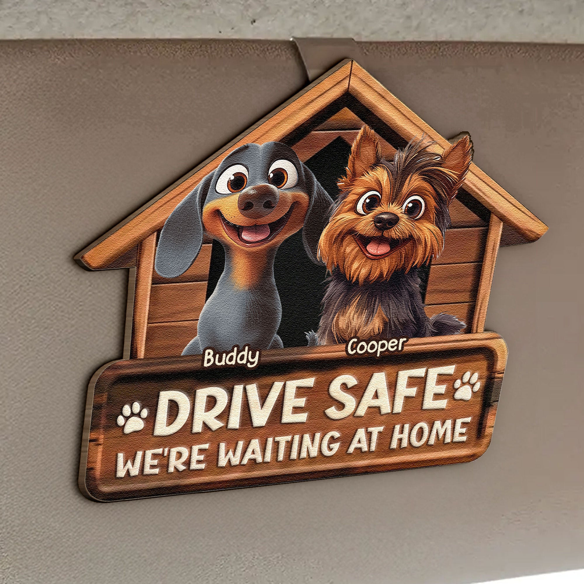 Drive_Safe_We_Re_Waiting_At_Home_Personalized_Wooden_Car_Visor_Clip_2