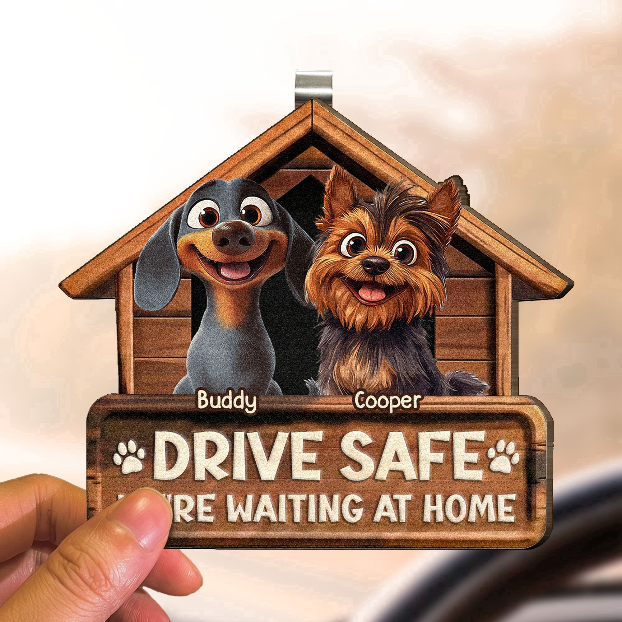 Drive_Safe_We_Re_Waiting_At_Home_Personalized_Wooden_Car_Visor_Clip_3