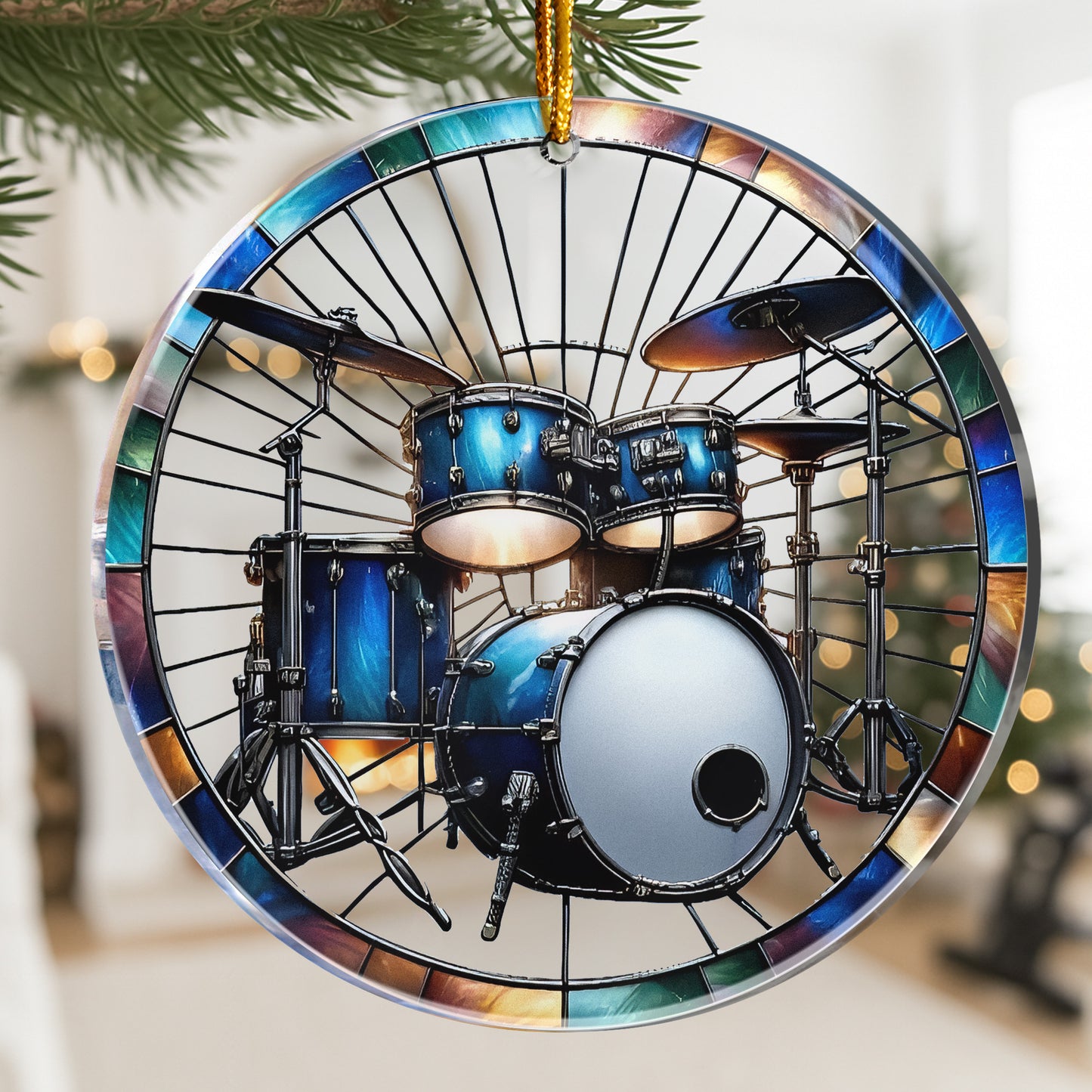 Drum Kit Gift For Drummers - Acrylic Ornament
