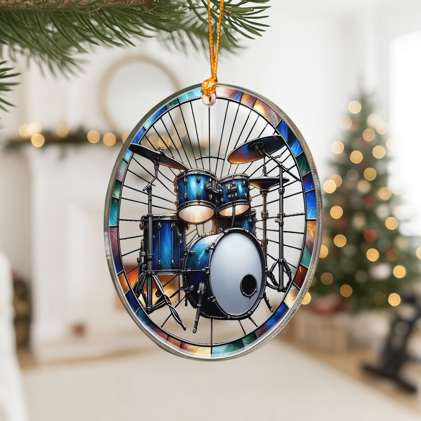 Drum Kit Gift For Drummers - Acrylic Ornament