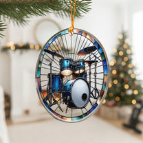 Drum Kit Gift For Drummers - Acrylic Ornament