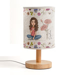 Dry Flower Pattern - Personalized Fabric Lamp