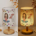 Dry Flower Pattern - Personalized Fabric Lamp