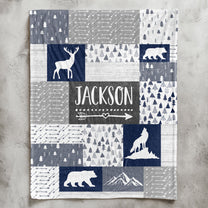 Duck Hunting Baby - Personalized Baby Blanket