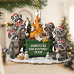 Dumpster-Fire-Response-Team,-Bulk-Funny-Gifts-For-Coworker-Team-3D-Relief-Ornament-Personalized-Ornament-1