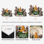 Dumpster-Fire-Response-Team,-Bulk-Funny-Gifts-For-Coworker-Team-3D-Relief-Ornament-Personalized-Ornament-5