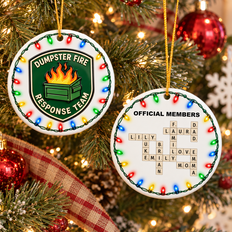 Dumpster-Fire-Response-Team-Custom-Crossword-Names-Personalized-Ornament1