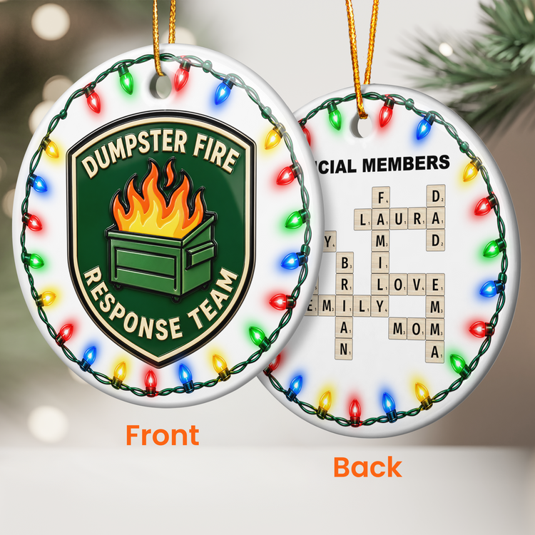 Dumpster-Fire-Response-Team-Custom-Crossword-Names-Personalized-Ornament5