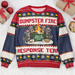 Dumpster-On-Fire-Response-Team-For-Funny-Ugly-Sweater-Party-Personalized-Sweater-2