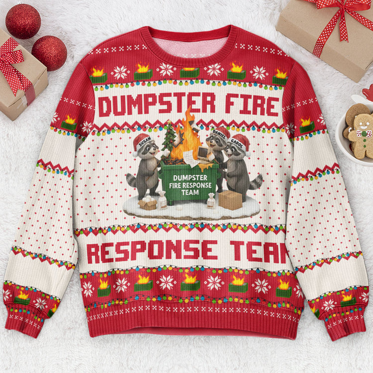 Dumpster-On-Fire-Response-Team-For-Funny-Ugly-Sweater-Party-Personalized-Sweater-3
