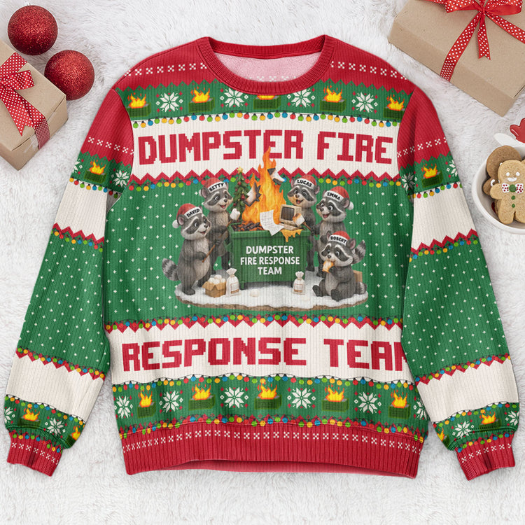 Dumpster-On-Fire-Response-Team-For-Funny-Ugly-Sweater-Party-Personalized-Sweater-4