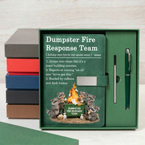 Dumpster-On-Fire-Response-Team-Funny-Gift-For-Coworkers-Team-Personalized-Notebook-Set-6