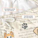Easily Distracted By Dogs And Books - Personalized Sweatpants