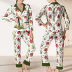Easily Distracted By Plants - Personalized Satin Pajama Set