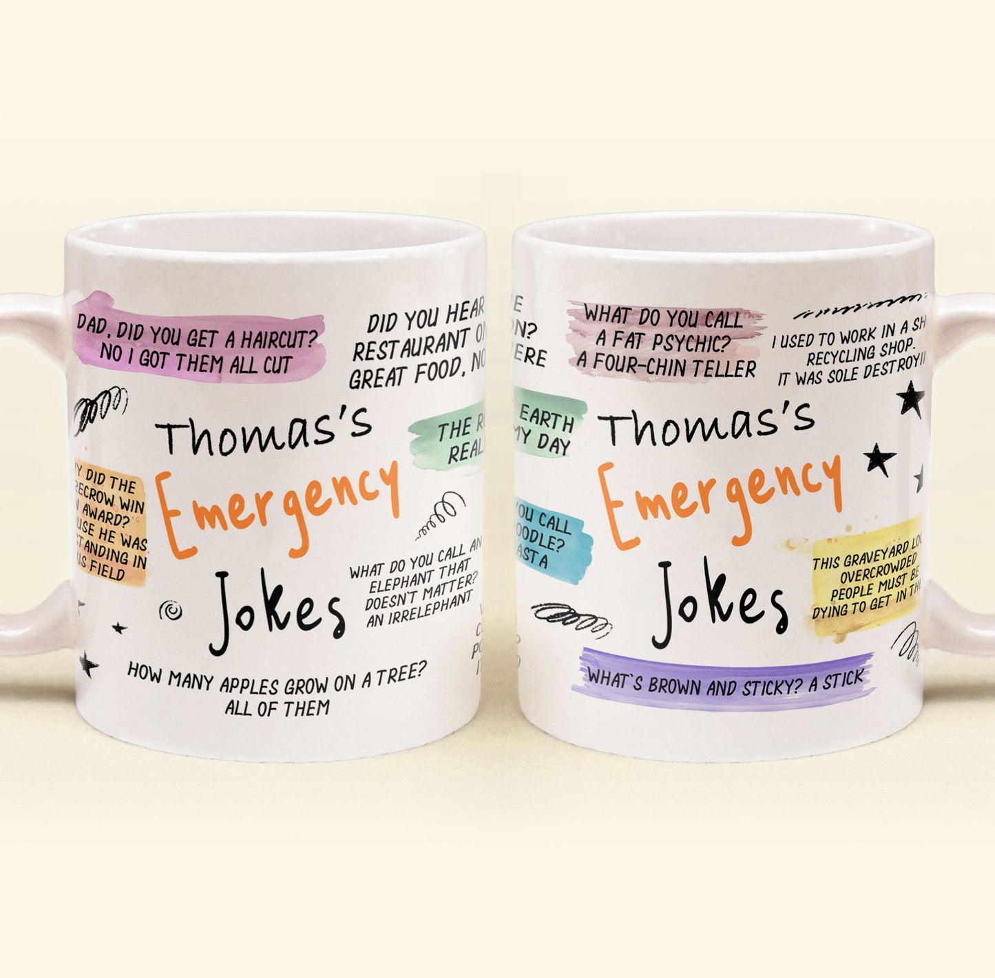 Emergency Jokes - Personalized Mug