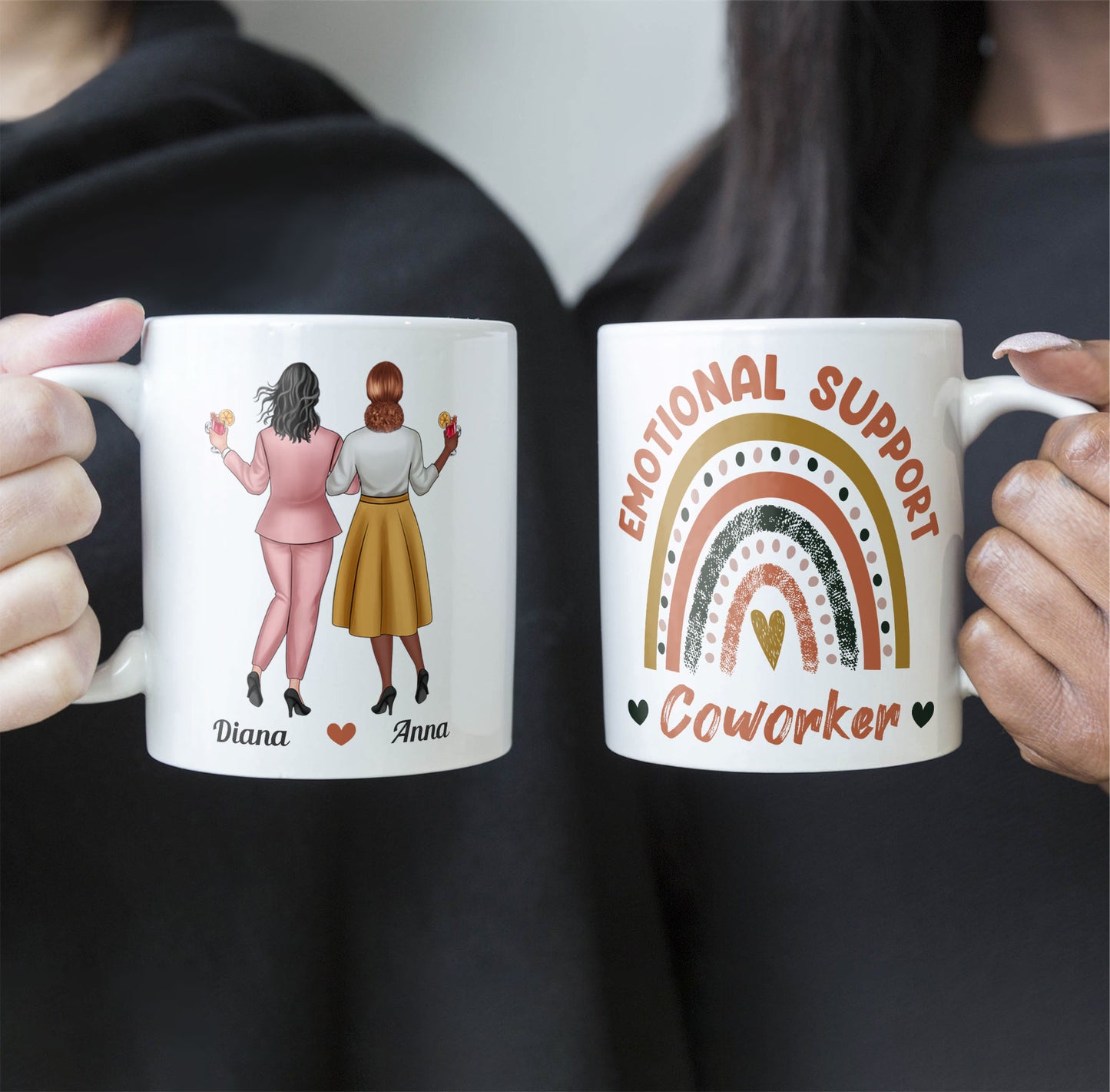 Emotional Support Coworker - Personalized Mug