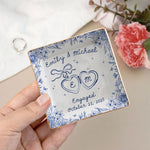 Engagement Gift For Wife, Wedding Gift For Newlyweds Couples - Personalized Jewelry Dish