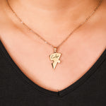 Engraved Family Name Puzzle Hearts - Personalized Heart Puzzle Name Necklace