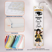 Enjoy The Next Chapter - Custom Acrylic Bookmark