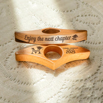 Enjoy The Next Chapter - Graduation Gift - Personalized Book Page Holder