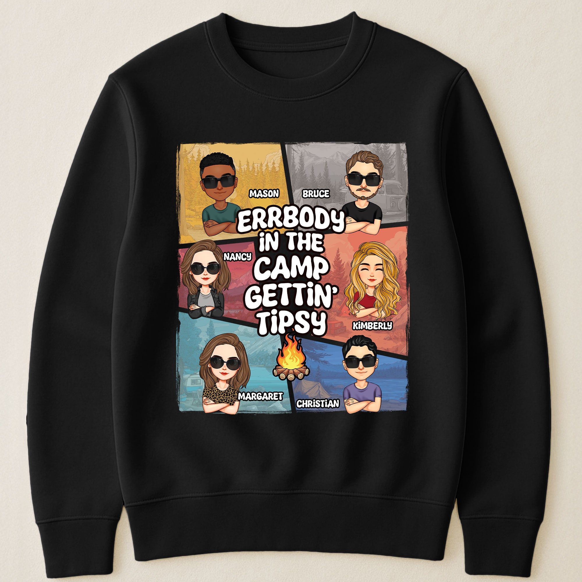 Errbody In The Camp Gettin’ Tipsy - Personalized Shirt
