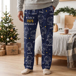 Este Papá Pertenece A - Con Dibujos Estilo Doodle – Pantalones Deportivos, Pantalones De Salón Personalizados Con Bolsillos