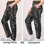 Este Papá Pertenece A - Con Dibujos Estilo Doodle – Pantalones Deportivos, Pantalones De Salón Personalizados Con Bolsillos