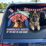 Even My Dog Is Waiting For America’s 250Th By The Way He Can Count - Personalized Decal