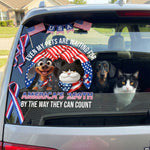 Even My Dog Is Waiting For America’s 250Th By The Way He Can Count - Personalized Decal