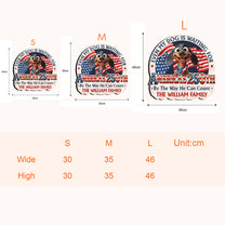 Even My Dog Is Waiting For America's 250Th - Personalized Wood Sign