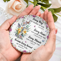 Every Day God Thinks Of You Bible Verses - Personalized Jewelry Dish