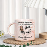 Every Sip Tastes Like It's Not My Problem Anymore - Personalized Marble Mug