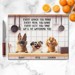 Every Snack You Make - Personalized Glass Cutting Board