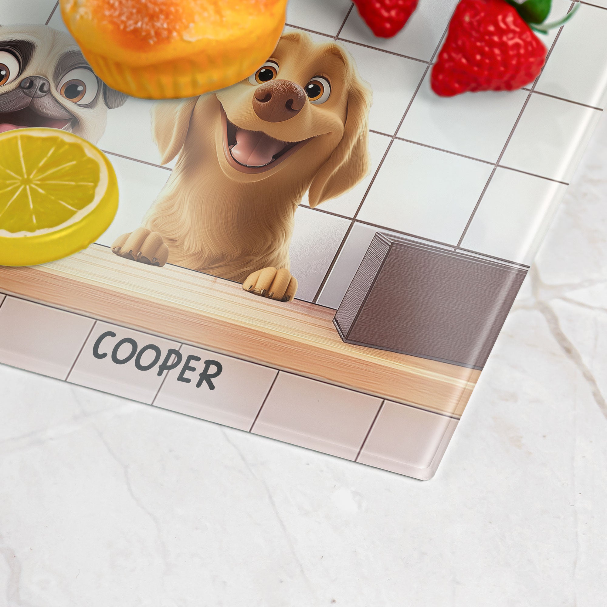 Every Snack You Make - Personalized Glass Cutting Board